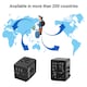 image 6 of World Travel Adaptor with USB Ports - UK EU AU US Universal Plug - Daffodil WAP150