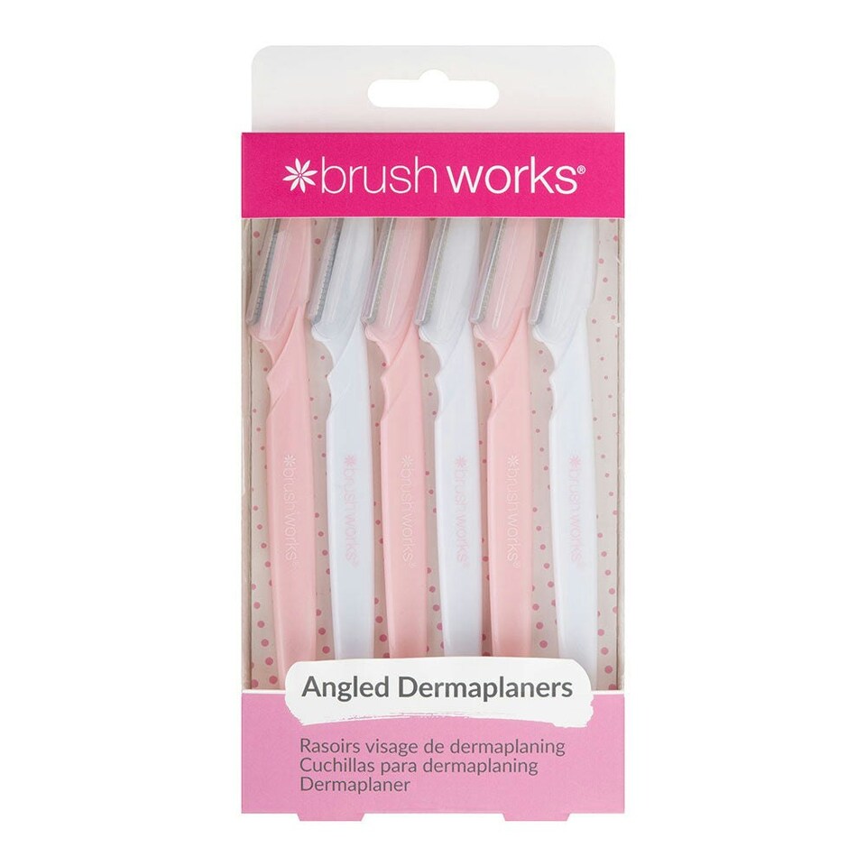 image 1 of Brushworks Angled Dermaplaners (Pack of 6)