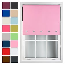 Cut to Size Blackout Roller Blind with Square Eyelets | Custom Fit Window Blind by Furnished