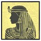 image 2 of Egyptian women on yellow (Picture Frame) White | L