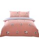 image 4 of Counting Sheep Cotton Duvet Cover Set Cover with Pillowcase Blue | Single