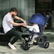 image 2 of HOMCOM 6 in 1 Kids Trike, Stroller with Parent Handle, Blue