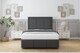 image 1 of Sloomy Lancaster Graphite Dumfries Divan Bed With Mattress 2 Drawers Footend With 54" Floor Standing Headboard & 12" Matching Footboard 4' Small Double | Grey | Graphite | Small Double | 1