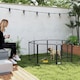 image 2 of PawHut Eight-Panel Dog Playpen with Door, for Indoor, Outdoor, 60cm Tall