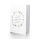 image 2 of Wedding Card Marriage Poem Lives Footprints Heart Flowers