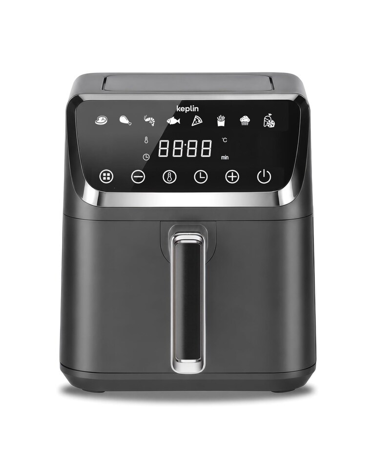 image 1 of Keplin Cook Digital Air Fryer with Touchscreen and 8 Preset Cooking Menus