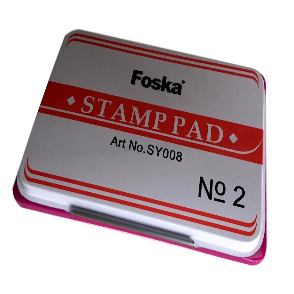 image 1 of Purple Ink Stamp Pad 122x48mm