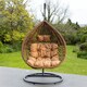 image 4 of Henley Swing Chair - Brown