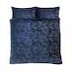 image 1 of Paloma Floral Cotton Duvet Cover Set with Pillowcase Blue | Single
