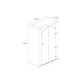 image 6 of Corona Grey, Vestry Cupboard Grey
