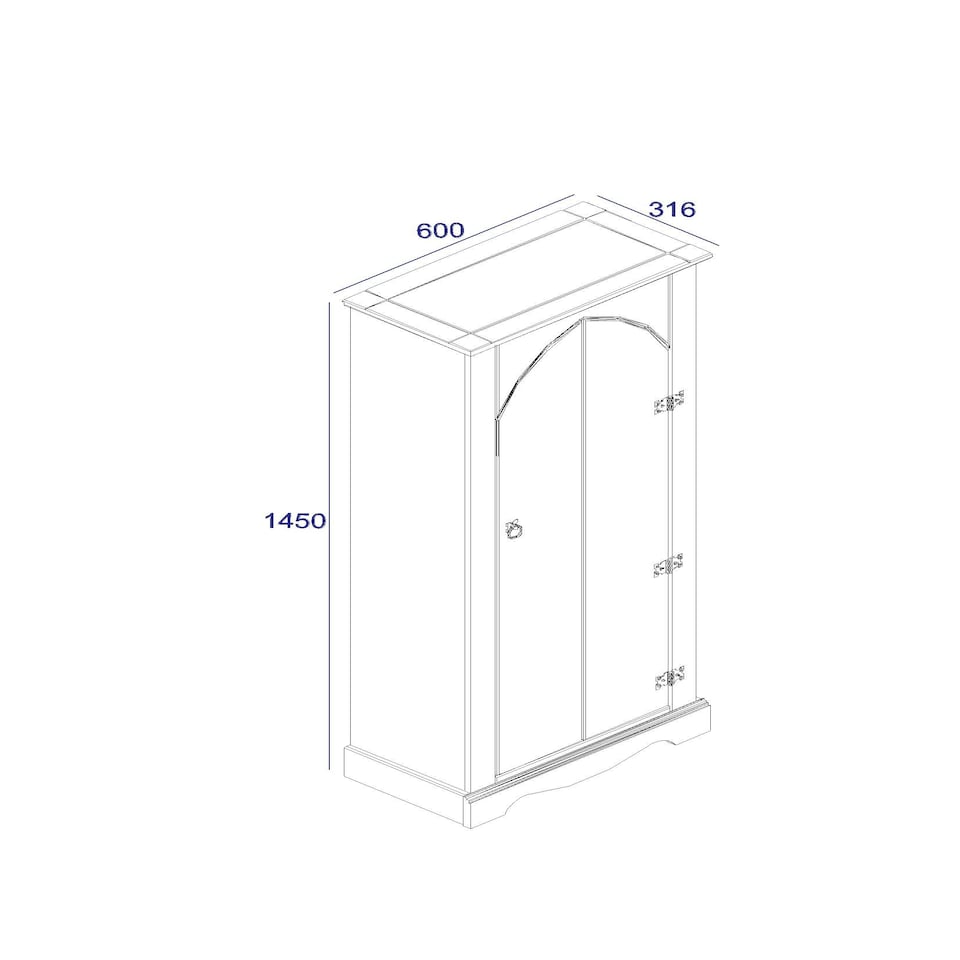 image 1 of Corona Grey, Vestry Cupboard Grey