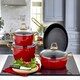 image 2 of Grande Collection 7-Piece Non-Stick Granite Cookware Set