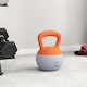 image 7 of SPORTNOW Kettlebell with Soft Body and Non-Slip Handle | Orange | Orange and Grey