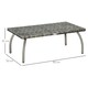 image 7 of Outsunny 90 cm Patio Rattan Coffee Table Outdoor Wicker Side Table Furniture
