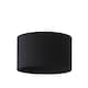 image 1 of ValueLights Reni Black Fabric Small Drum Shade | Black