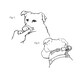 image 4 of Mikki Nylon Dog Muzzle - Size 10