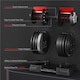 image 4 of Yaheetech 3-24KGS Adjustable Dumbbell Black