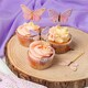 image 4 of Butterfly Cupcake Food Pick Toppers - Pack of 12