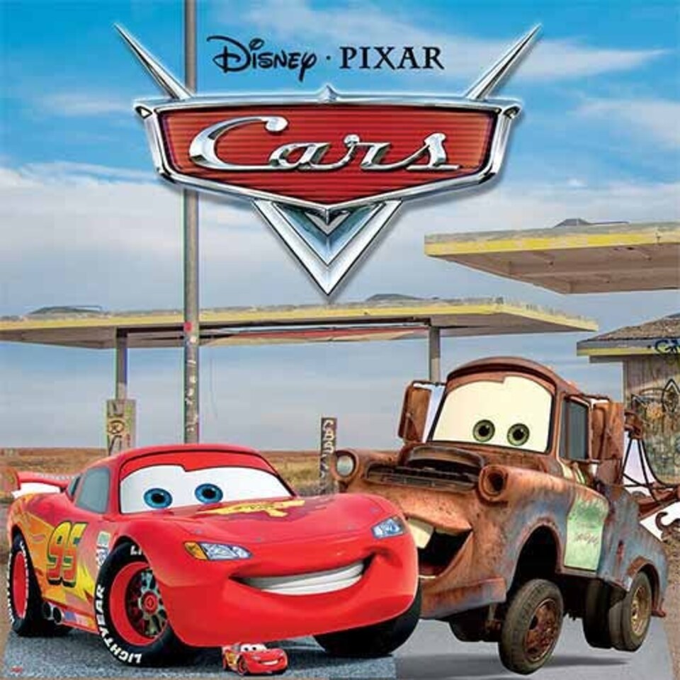 image 1 of Lightning McQueen Cars Disney Lifesize Cardboard Cutout 94cm