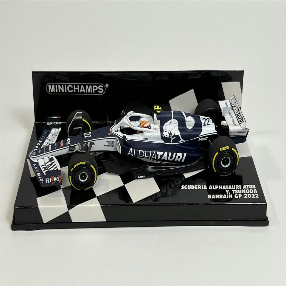 image 1 of Y Tsunoda Scuderia Alphatauri AT03 Bahrain GP 2022 1:43 Minichamps 417220122