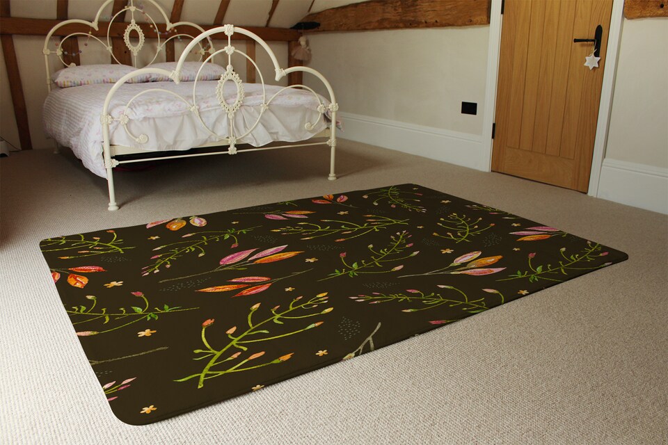 image 1 of Green Branches Rug | Multi