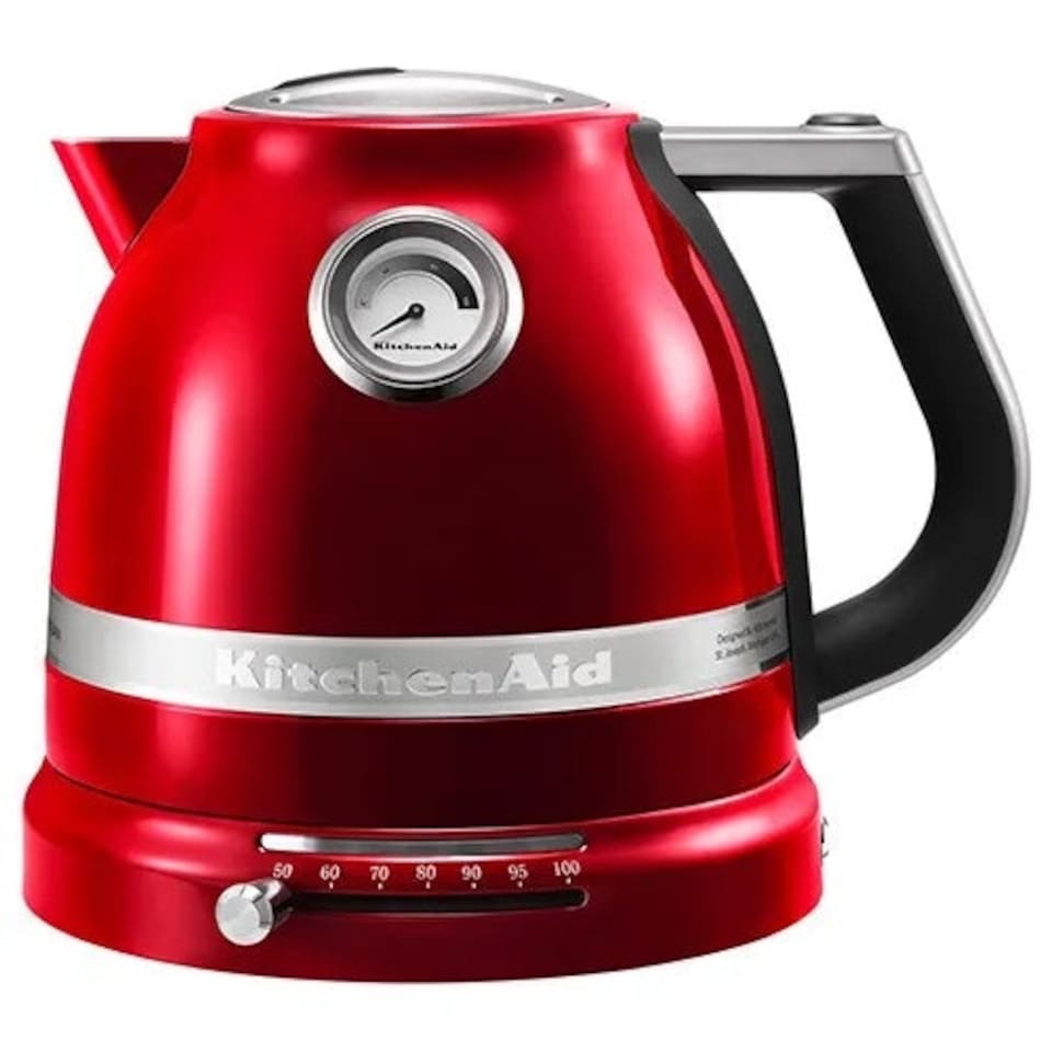 image 1 of KitchenAid Artisan Candy Apple 4 Slot Toaster and Kettle Set