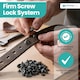 image 5 of 9.5 x 6mm Cone Spike Studs Screw Back for Leather Craft - 50pcs