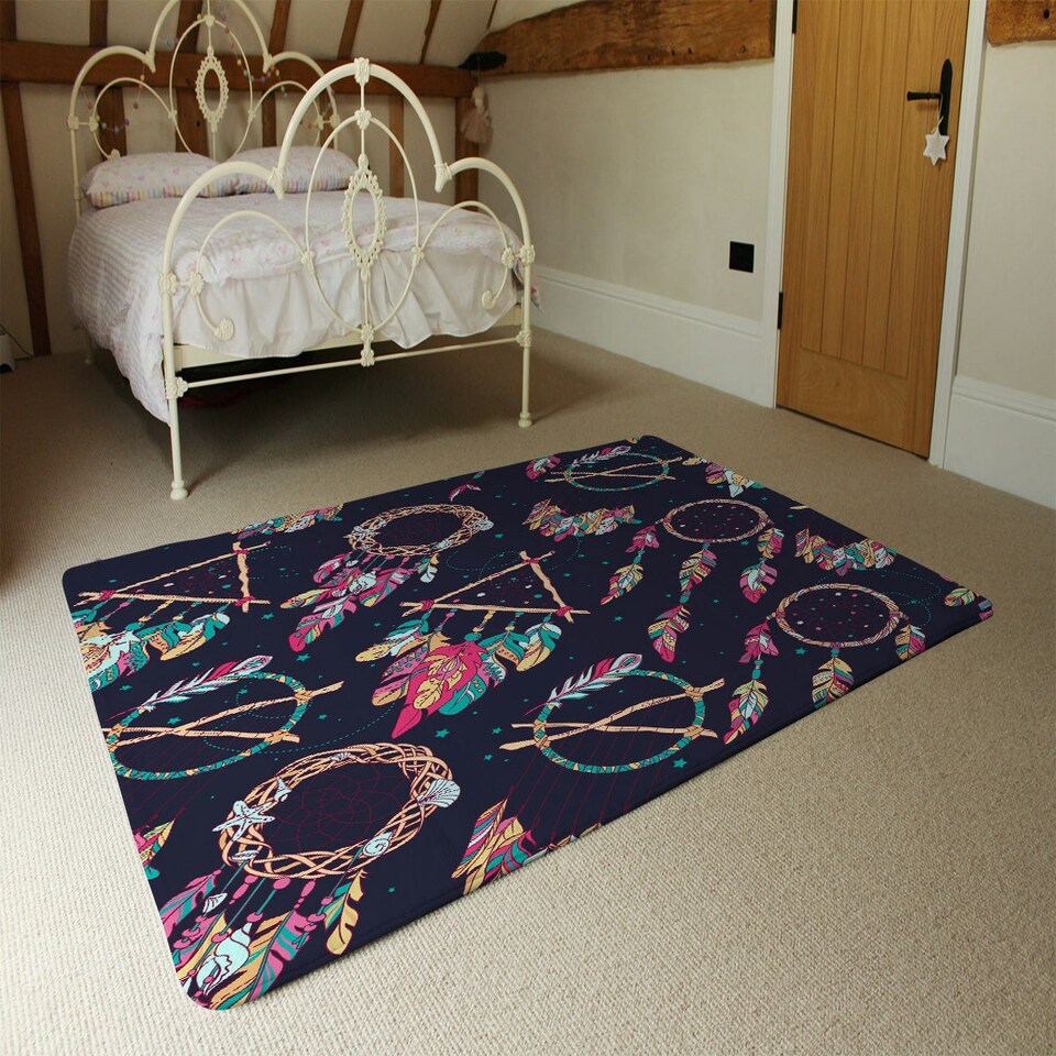 image 1 of Pattern with Different Dream Catcher Amulet (Rug) Multi | Medium: 80x150cm