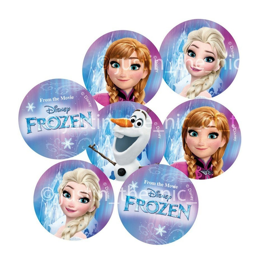 Frozen Sprinkle Birthday Confetti - Blue/White/Brown - One Size