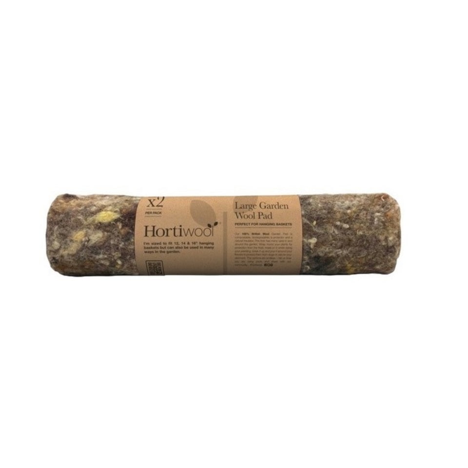 Hortiwool Garden Wool Basket Liner - Brown - One Size
