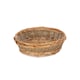 image 1 of Medium Unpeeled Willow Round Tray | Brown | Brown | Medium