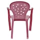 image 8 of Coloured Plastic Kids Chairs Stackable Nursery Indoor Outdoor Party Garden Play | Pink | 4 Pcs Pink | 4