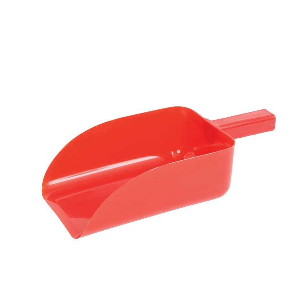 Roma Plastic Feed Scoop - Red - One Size