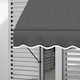 image 9 of Outsunny 2.5 x 1.2m Freestanding Retractable Awning, Non-Screw Garden Awning | Grey | 1