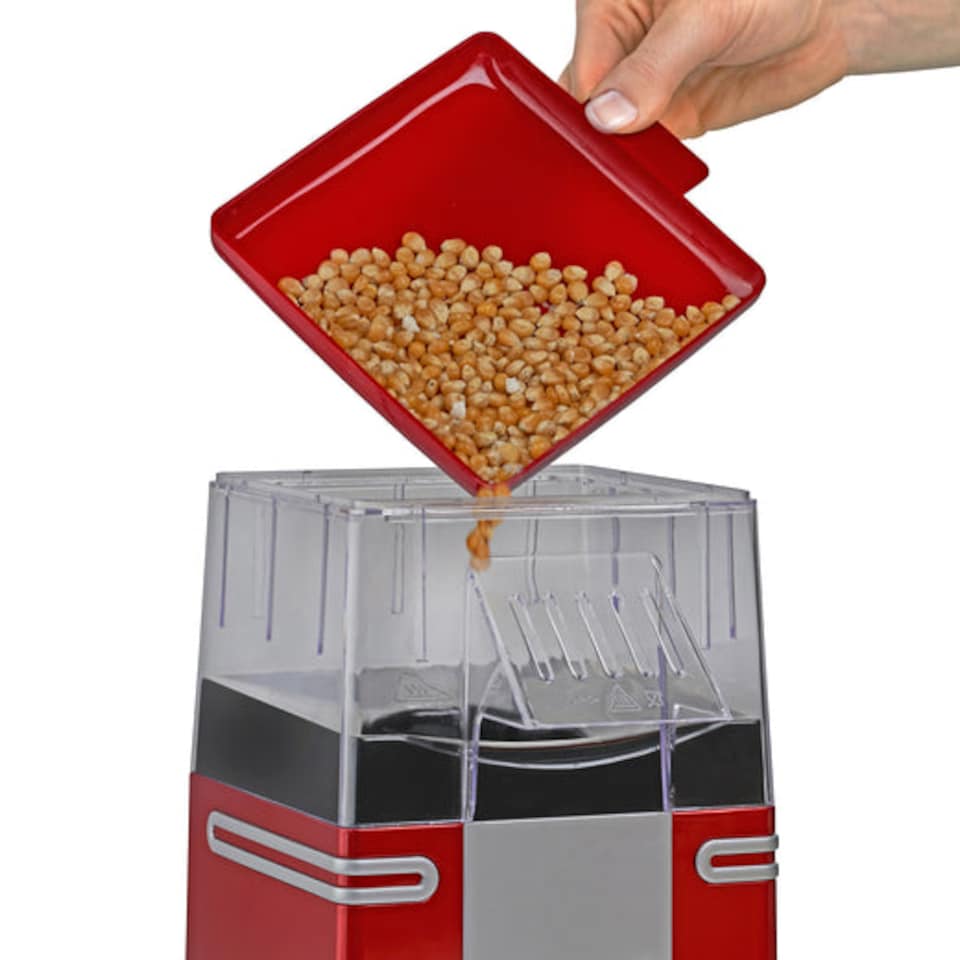 image 1 of Cooks Professional Retro Popcorn Maker Machine 1200W with 8 Boxes & One Touch Operation