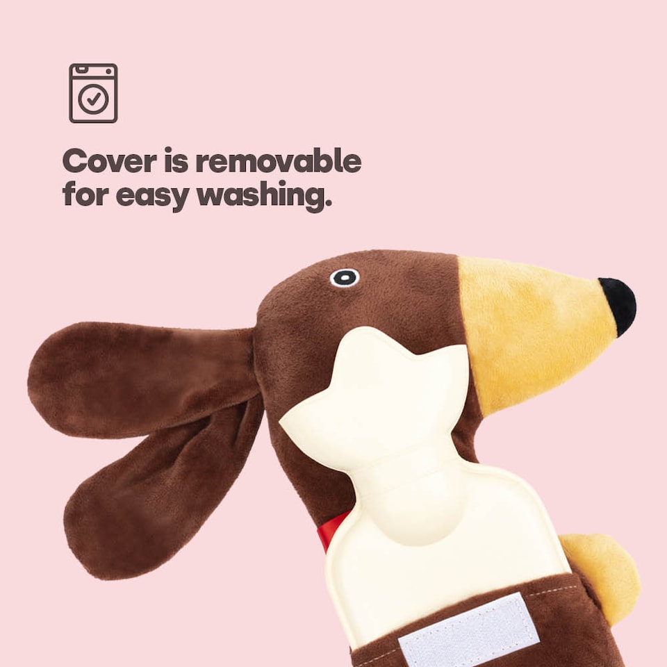 image 1 of Cuddly Dachshund Hot Water Bottle XL