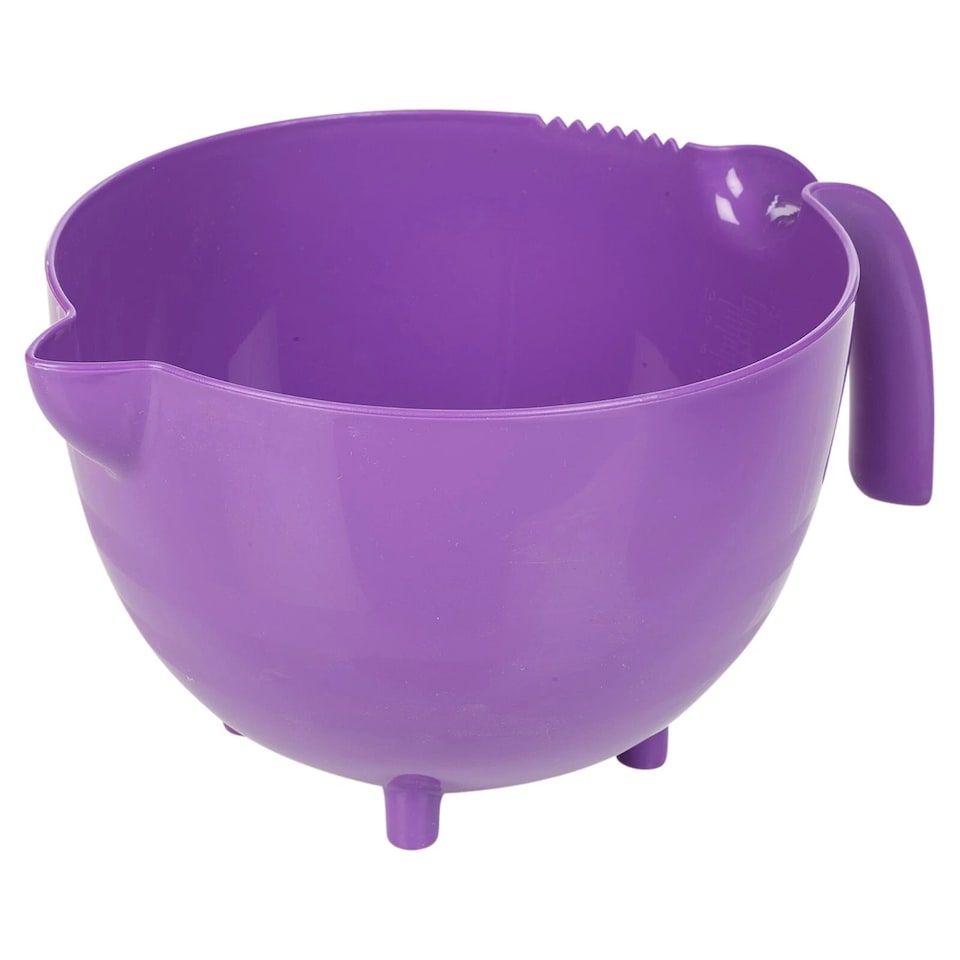 image 1 of Large Plastic Mixing Measuring & Dispensing Jug Pitcher with Pouring Spout Kitchen | Purple | Purple | One Size