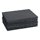 image 1 of Argon Tableware Rectangle Slate Placemats - 30 x 20cm - Pack of 12 | Black | Natural