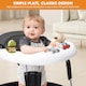 image 5 of Alivio Foldable Baby Walker with 9-Height Adjustment & 360° Safety (Black & White)