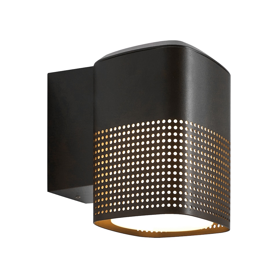 image 1 of Nordlux Sidara Outdoor Wall light Black Aluminium Solar E27 Sensor Coastal/Marine Safe - Mains Powered, IP54
