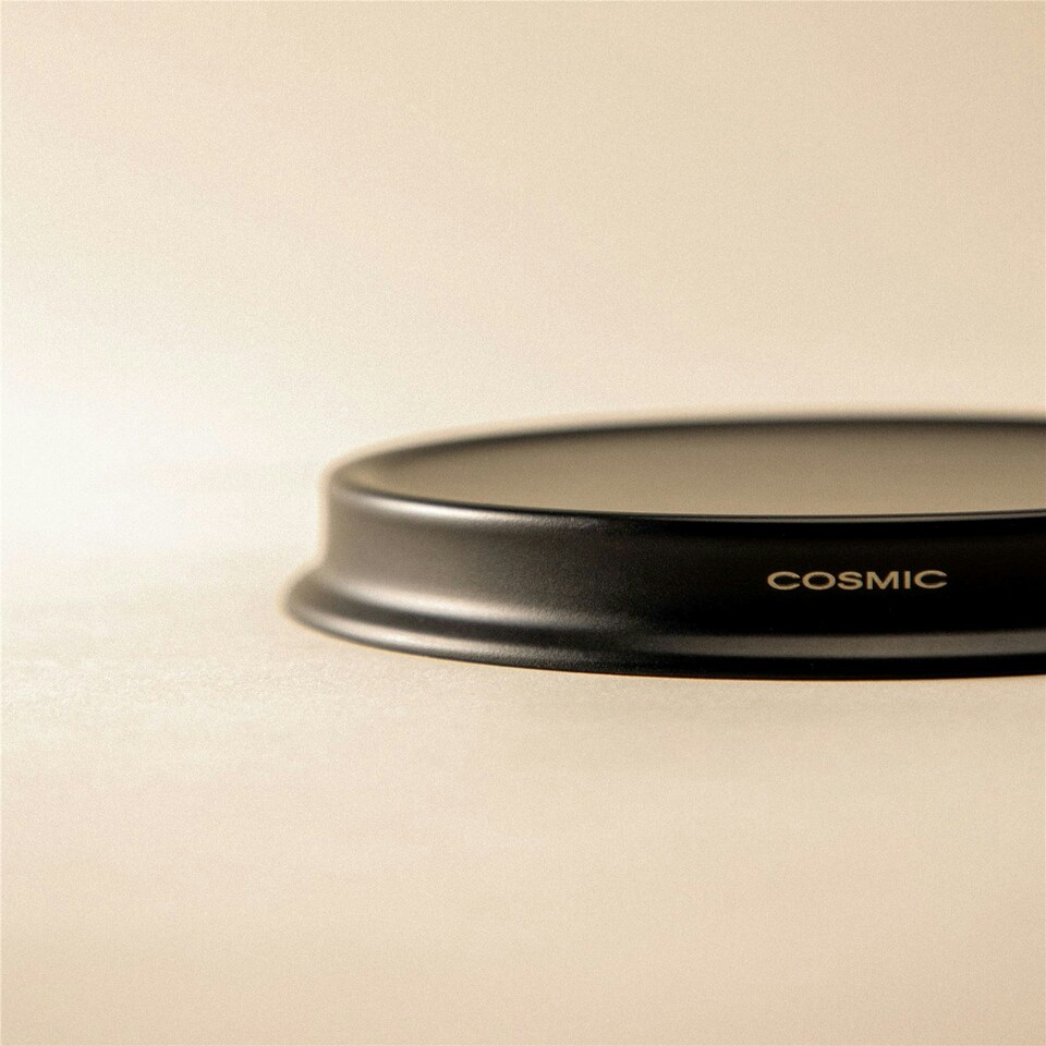 image 1 of Cosmic Soap Dish Holder with Durable Stainless Steel for Bathroom, Matt Black