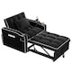 image 7 of 3-in-1 Convertible Sofa Bed Sleeper Chair with Adjustable Backrest, USB Charging & Cup Holder for Small Spaces Grey