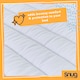 image 5 of Snug Brilliantly Bouncy Mattress Topper, Double | White | 1