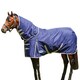 image 1 of Weatherbeeta Comfitec Essential Plus Detachable Neck Lightweight Horse Turnout Rug - Navy/Silver/Red - 7´