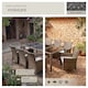 image 7 of Garden Table and Chairs Menorca - 8 armchairs, dining table, protective cover | Brown | nature | 59 x 57 x 86 cm | 1