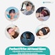 image 7 of 3D Sleep Eye Mask with Adjustable Strap Luxury Blindfold Sleep Mask