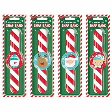 Assorted Christmas Flashing Led Snap Band
