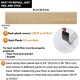 image 5 of NOVECRAFTO Self Adhesive Floor Planks | 5.9x35.9in (91.4x15.2cm) Each | Peel & Stick Vinyl Flooring | Natural Wood Effect | Waterproof DIY Tiles Brown | 5 sqm