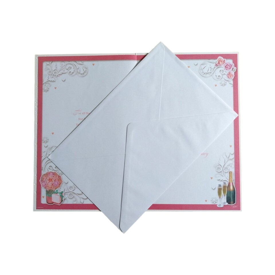 image 1 of Mum & Dad Pearl Anniversary Congratulations Opacity Card