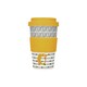 image 1 of KitchenCraft 410ml Bamboo A to Z Letter "O" Reuseable Mug Multi